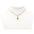 Collana con pendente flacone di profumo Dior Gold placcato oro D'oro - vista 6