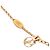 Collana Louis Vuitton LV Speedy placcata in oro dorato D'oro - vista 5