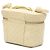 Beauty case vanity mini nappa intrecciato giallo Bottega Veneta - vista 2