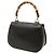Gucci Pelle di vitello granulata nera Bamboo Night Nero - vista 2