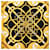 Sciarpa in seta Hermès Yellow Eperon D Or 90 - vista 8
