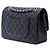Chanel Black Medium Classic Caviar Double Flap Nero - vista 2