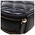 Vanity Beauty case rotondo Chanel Black Quilted Glazed Lambskin Handle With Care con catena Nero - vista 11