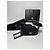 Borsa Hobo Versace Medusa Nera in Tessuto Tecnico Nero - vista 2