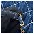 Borsa a Spalla Chanel Denim Chain Blu - vista 12