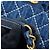 Borsa a Spalla Chanel Denim Chain Blu - vista 13