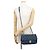 Borsa a Spalla Chanel Denim Chain Blu - vista 5