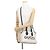 Borsa Gucci Print Mini Tote Bag Beige Blu navy - vista 5