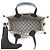 Borsa Gucci Print Mini Tote Bag Beige Blu navy - vista 6