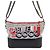 Bolsa de ombro Chanel Gabrielle Medium Hobo em tweed Branco Vermelho Azul marinho