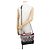 Bolsa de ombro Chanel Gabrielle Medium Hobo em tweed Branco Vermelho Azul marinho - vista 5