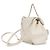 Zaino Chanel Matelassé in agnello Bianco - vista 2
