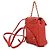 Zaino Chanel Matelassé in agnello arancione scuro - vista 2