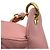 Borsa a tracolla con catena in pelle di vitello martellata rosa Chanel - vista 10