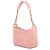 Borsa a tracolla con catena in pelle di vitello martellata rosa Chanel - vista 2