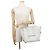 Céline Borsa Celine Luggage Micro Shopper Bianco - vista 4