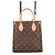 Borsa Louis Vuitton Monogram Sac Plat BB M46265 Marrone Rosso