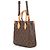 Borsa Louis Vuitton Monogram Sac Plat BB M46265 Marrone Rosso - vista 2