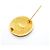 Spilla Chanel Cambon Circle D'oro - vista 6