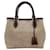 Bolso de hombro de jacquard con logotipo Prada Castaño