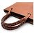 Borsa a tracolla tote Anagram Loewe Marrone - vista 6