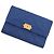 Chanel Boy Tri-fold Wallet Blau