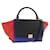 Céline Celine Tricolor Trapeze Leather Medium Multicolore