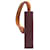 Hermès Charm de sac à main en cuir marron Hermes  - vista 2