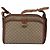 Céline Celine Vintage Macadam Tela e Pelle Beige