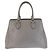 Gucci Leder-Tote-Bag Grau - Ansicht 2