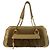 Borsa a tracolla Cartier La Dona in scamosciato marrone e pelle dorata D'oro Metallico