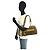 Borsa a tracolla Cartier La Dona in scamosciato marrone e pelle dorata D'oro Metallico - vista 6
