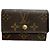 Monedero Monogram Louis Vuitton Castaño