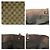 Sacola Tote de Lona GG e Couro Gucci Marrom - vista 5