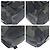 Borsa a tracolla Prada Nylon Leather Tessuto Logo Nero - vista 3