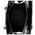 Piccola borsa satchel Uptown in pelle di vitello liscia con monogramma Saint Laurent Nero - vista 7
