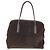 Borsa Tote in pelle velluto marrone Prada - vista 2
