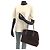 Borsa Tote in pelle velluto marrone Prada - vista 7