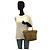 Prada Nylon-Jacquard-Tote-Bag Khaki Grün - Ansicht 6