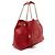 Borsa a tracolla Gucci Soho in pelle, misura Medium Rosso - vista 2