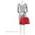 Borsa a tracolla Gucci Soho in pelle, misura Medium Rosso - vista 5