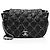 Gabrielle Borsa a tracolla Chanel Lambskin Bubble Quilt Tweed Medium Flap Nero