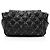 Gabrielle Borsa a tracolla Chanel Lambskin Bubble Quilt Tweed Medium Flap Nero - vista 3