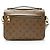 Borsa a tracolla Louis Vuitton Reverse Monogram Pochette Metis Nero - vista 3