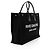 Tote Large Rive Gauche em canvas e couro de bezerro Saint Laurent Preto - vista 2