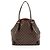 Tote Louis Vuitton Damier Ebene Hampstead GM Marrone - vista 3