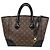 Louis Vuitton Phenix Monogram Leather Tote Bag Braun