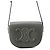 Triomphe Céline Borsa a tracolla in pelle grigia Celine Marrone