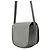 Triomphe Céline Borsa a tracolla in pelle grigia Celine Marrone - vista 2