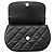 Borsa a tracolla Chanel in pelle nera Nero - vista 5
